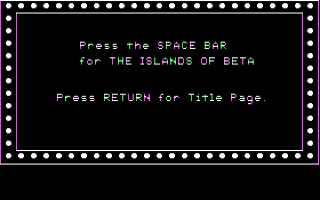 The Islands of Beta Screenshot 1